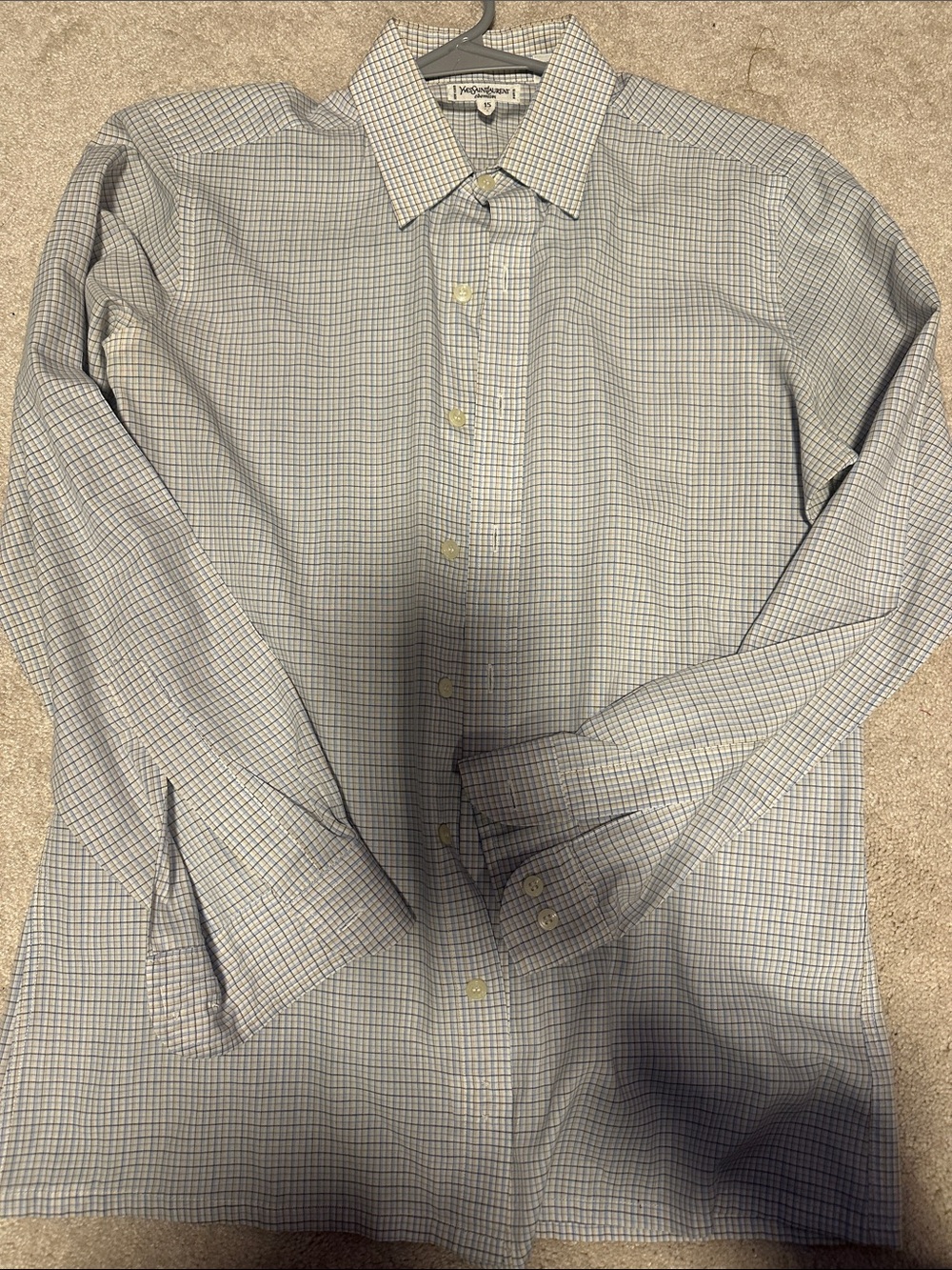 Vintage YSL button up shirt
